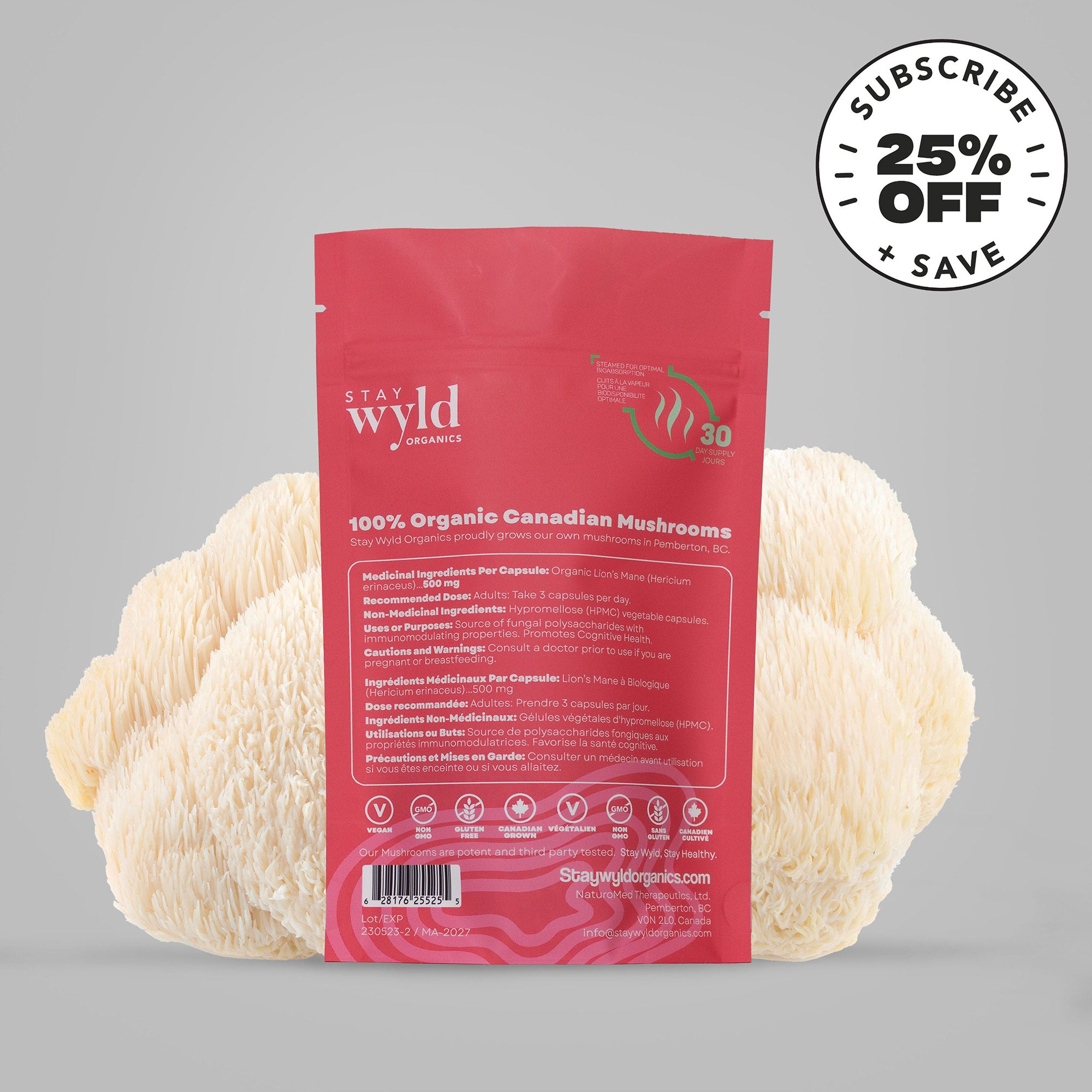 Lion's Mane Mushroom Capsules