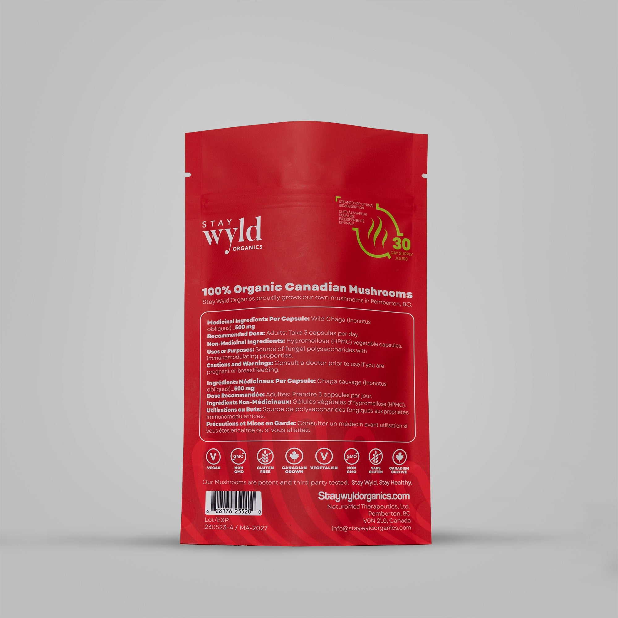 Chaga Mushroom Capsules