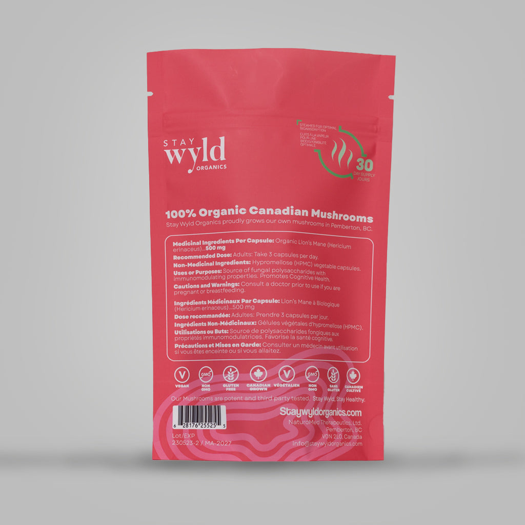 Lion's Mane Mushroom Capsules