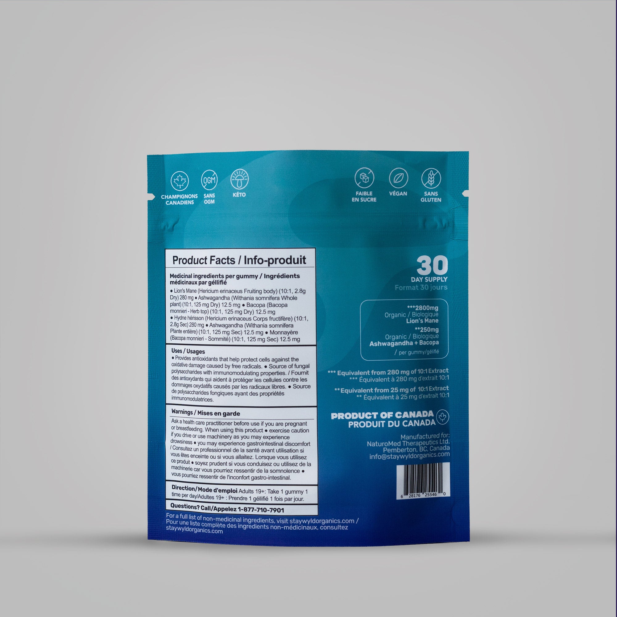 Lion's Mane Mushroom Gummies | 30 pack