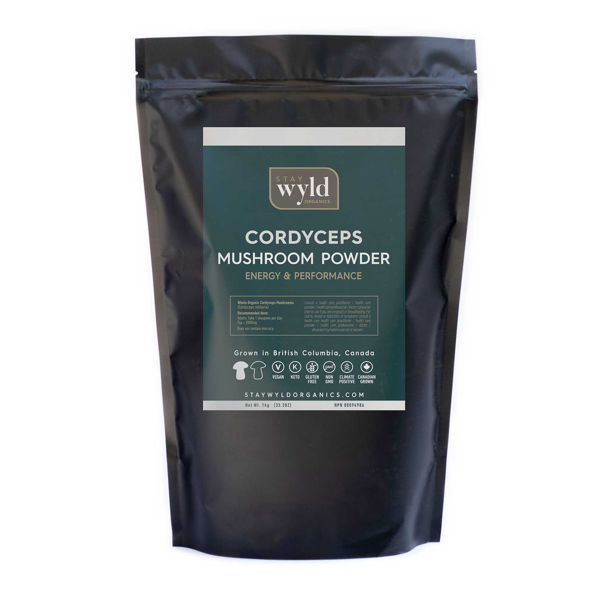 Bulk Cordyceps Supplement Mushroom Powder (1kg)